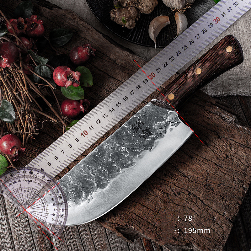 Hand Forged Longquan Old Kitchen Knife Home Chef - Image 2