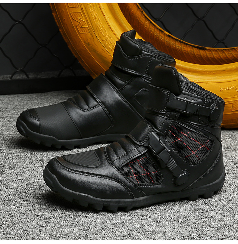 Motorcycle Male Knight Four Seasons Colorful Motorcycle Boots - Image 7