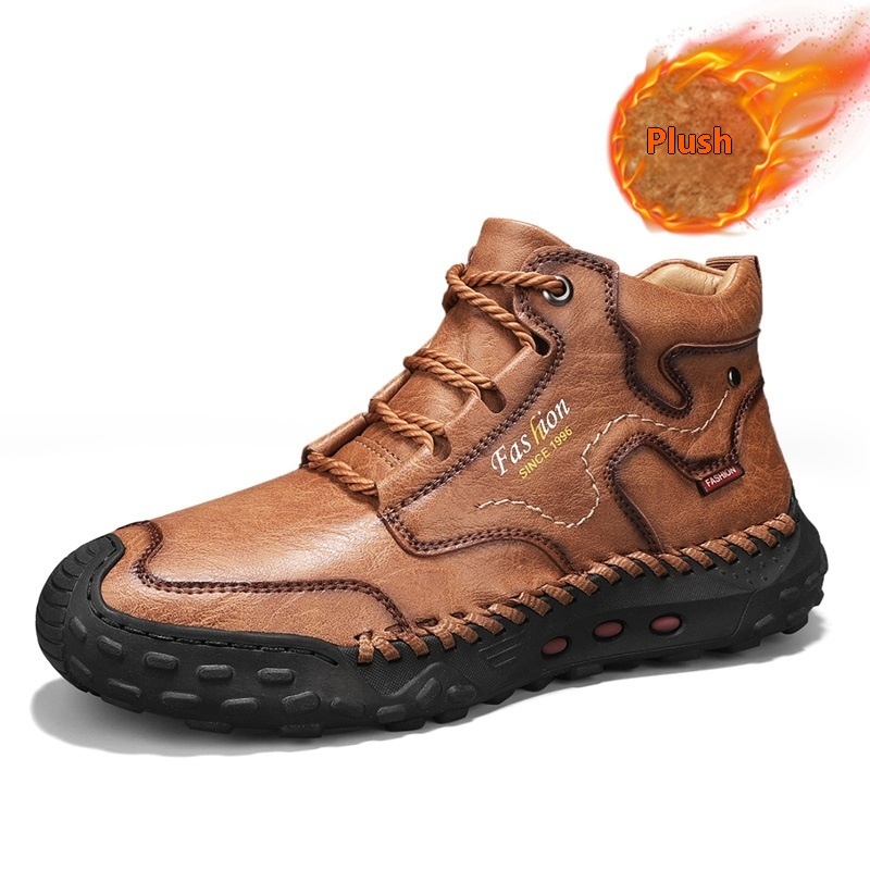 Men's Thick-soled Martin Boots Snow Boots Warm Booties – Bild 9