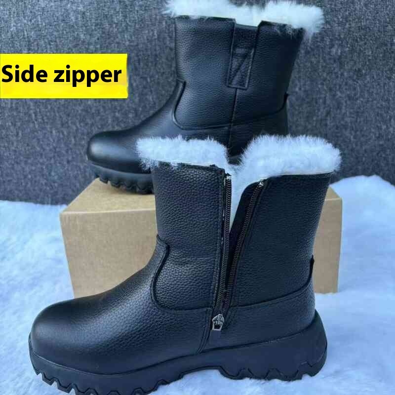 Minus 40 Degrees Cold-proof Cotton-padded Shoes Waterproof Non-slip Thick Boots - Image 4