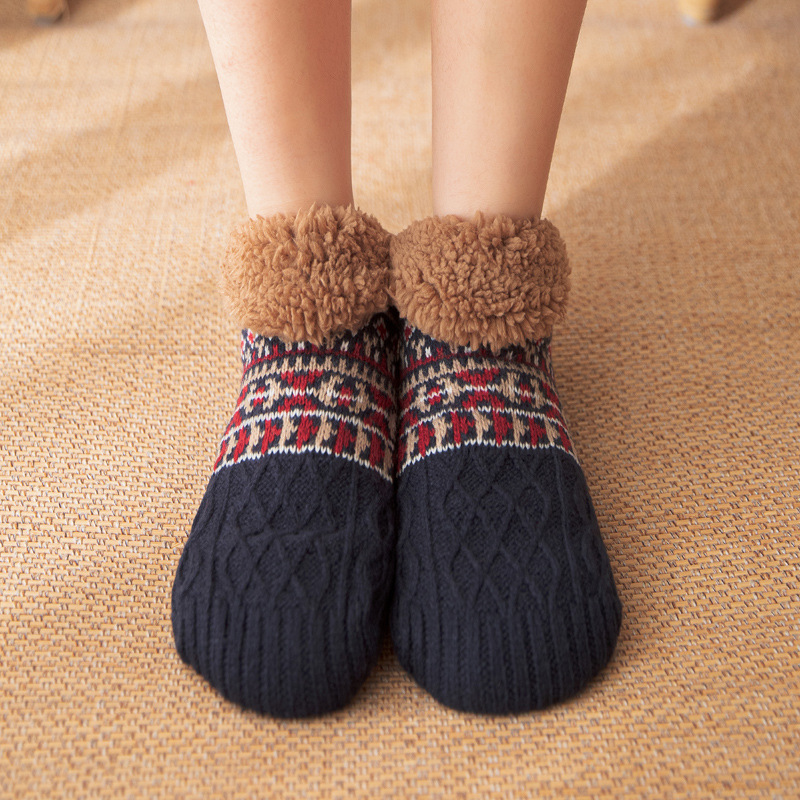 Indoor Home Floor Socks Fall And Winter Warm Non-slip Carpet Socks For Men And Women - Image 8