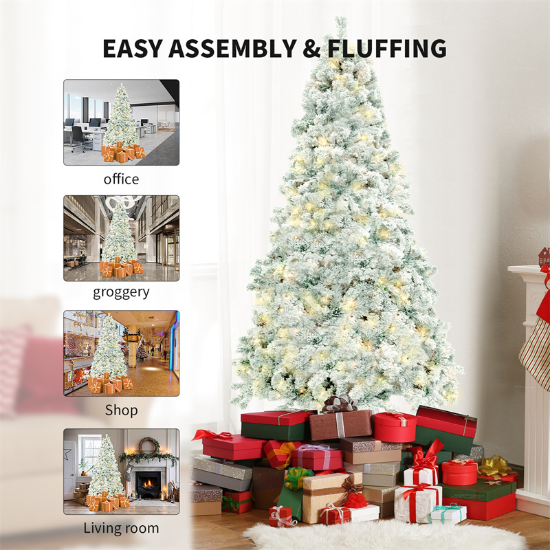 Christmas Tree PVC Artificial Snow Christmas Tree Mall Window Decoration Tree Cedar Christmas Tree Christmas Decoration Supplies – Bild 4