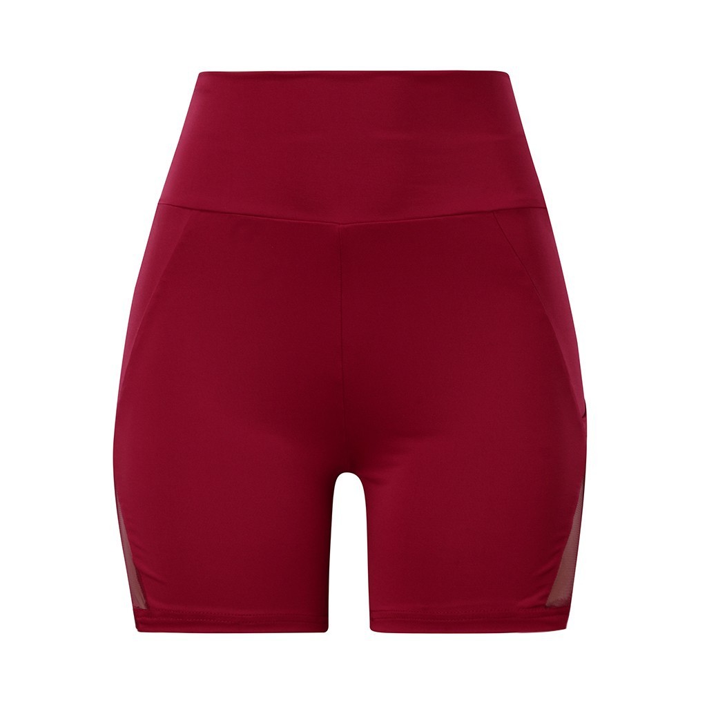 Hip Raise Yoga Women's High Waist Solid Color Tights Running Fitness Sports Pants - Image 4