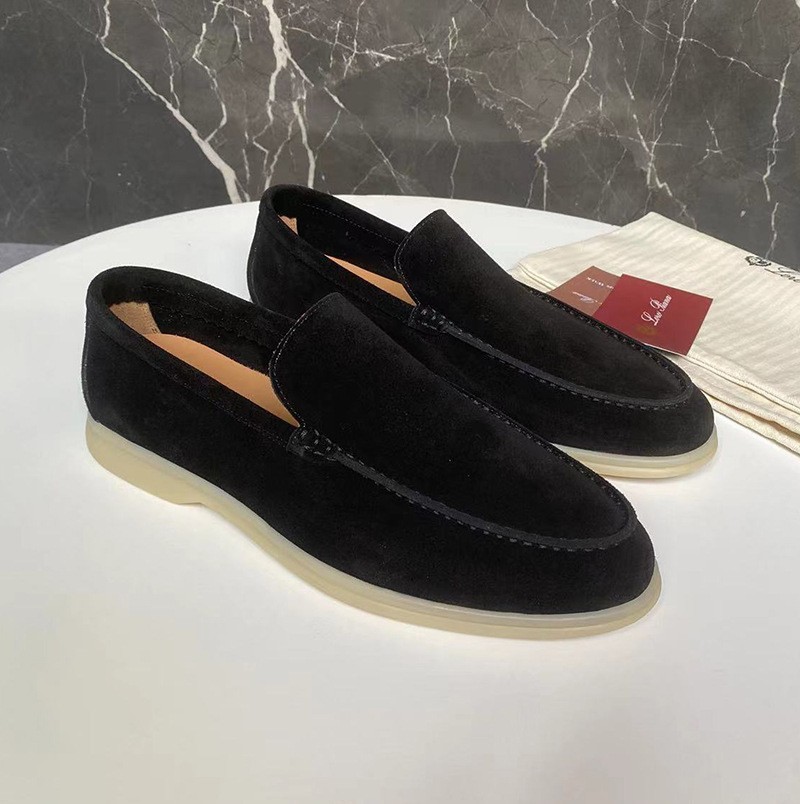 Men's Loafers Summer Casual Frost Flat Shoes Slip-on Driving Shoes - Image 3