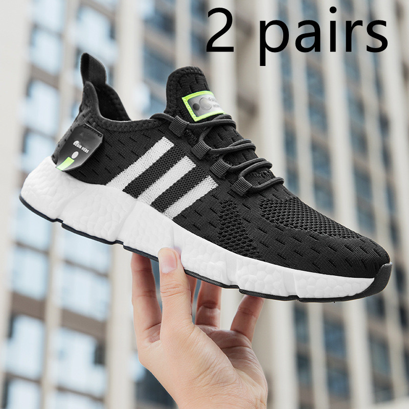 Leisure Fly Woven Breathable Sports Shoes - Image 3