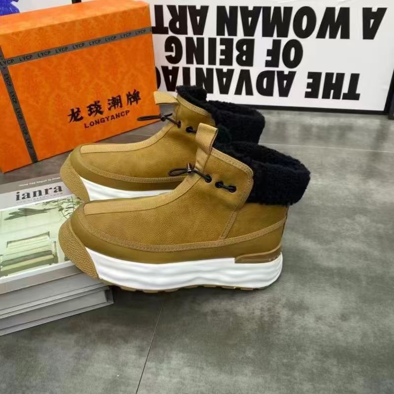 High-top Platform Men's Shoes Genuine Leather - Image 4