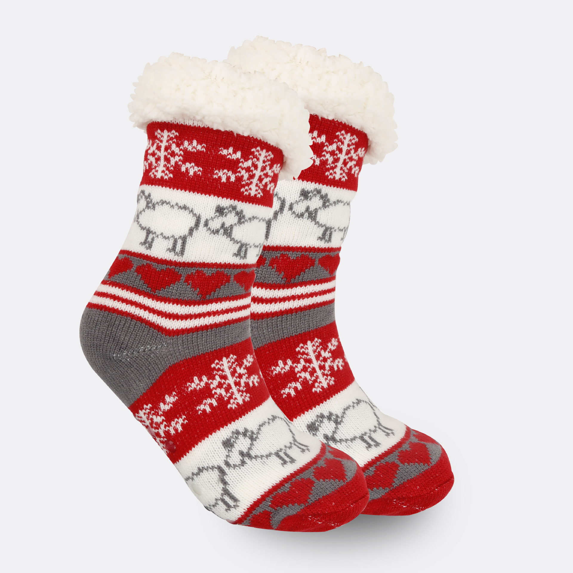 Christmas Women's Thickened Fleece-lined Room Socks - Image 5