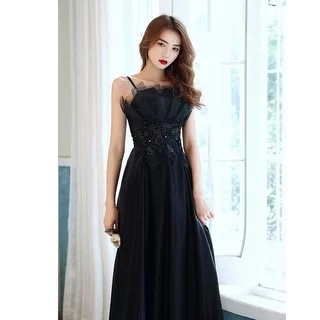 Engagement Strap Evening Dress Simple Atmosphere Wine Red — изображение 4