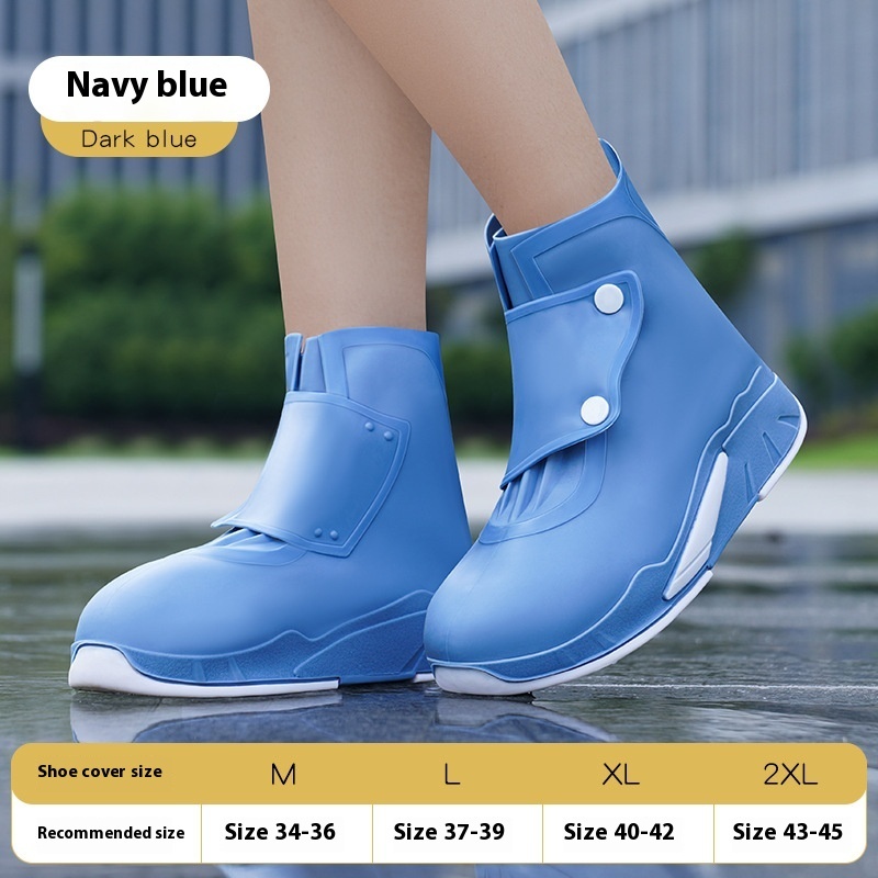 Non-slip Wear-resistant Shoes Bottom Rainy Silicone Rainproof Children's Rain Boots - Image 8