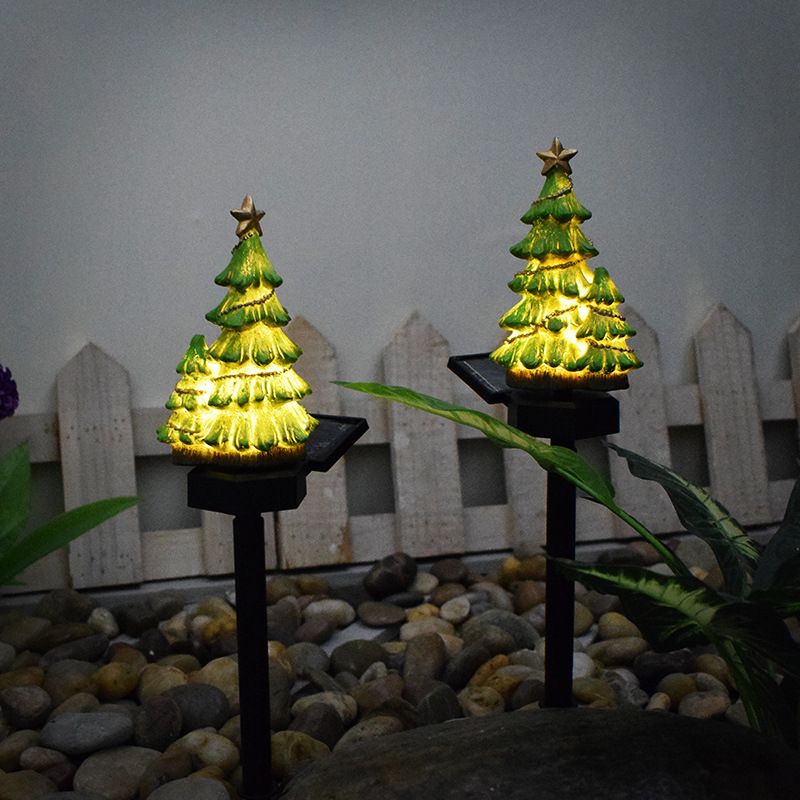 Solar Christmas Tree Ground Plugged Light Lawn Lamp Outdoor Festival Garden Courtyard Decoration - Image 2
