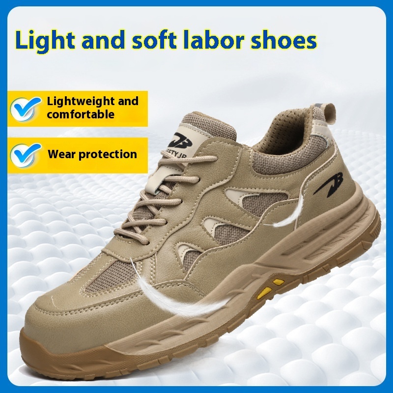 Anti-smashing And Anti-penetration Summer Sweat Absorbing Breathable Work Shoes — изображение 2