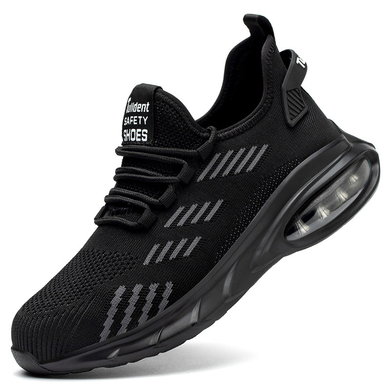 Anti-smashing And Anti-penetration Fly Woven Mesh Cushion Insole Lightweight Breathable And Comfortable Work Safety Shoes — изображение 2