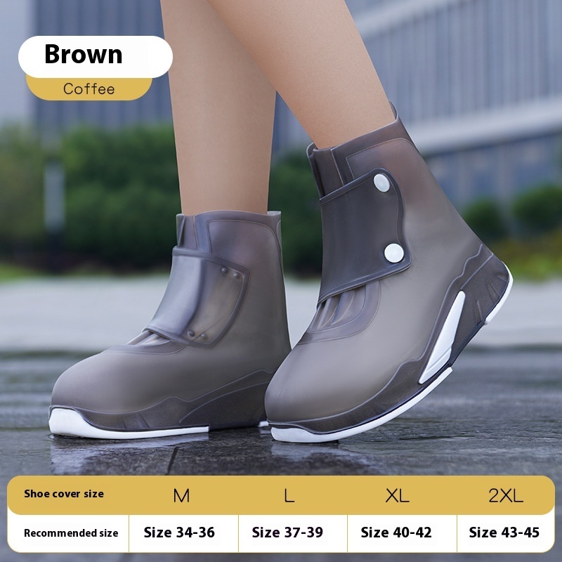 Non-slip Wear-resistant Shoes Bottom Rainy Silicone Rainproof Children's Rain Boots - Image 7
