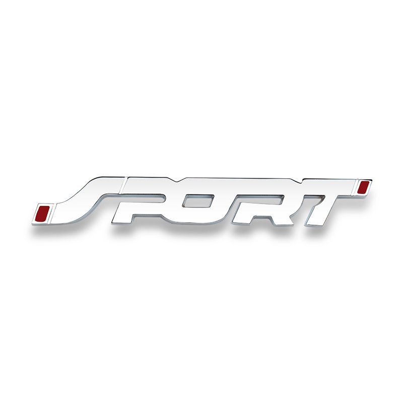 Metallic Personality SPORTS TURBO Decorative Car Logo — изображение 9