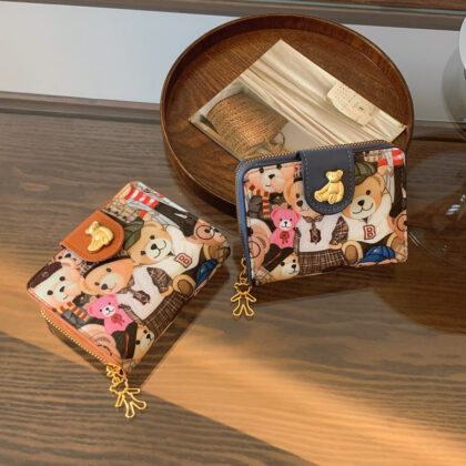 Large Capacity Cartoon Cute Multi-function Cash And Card