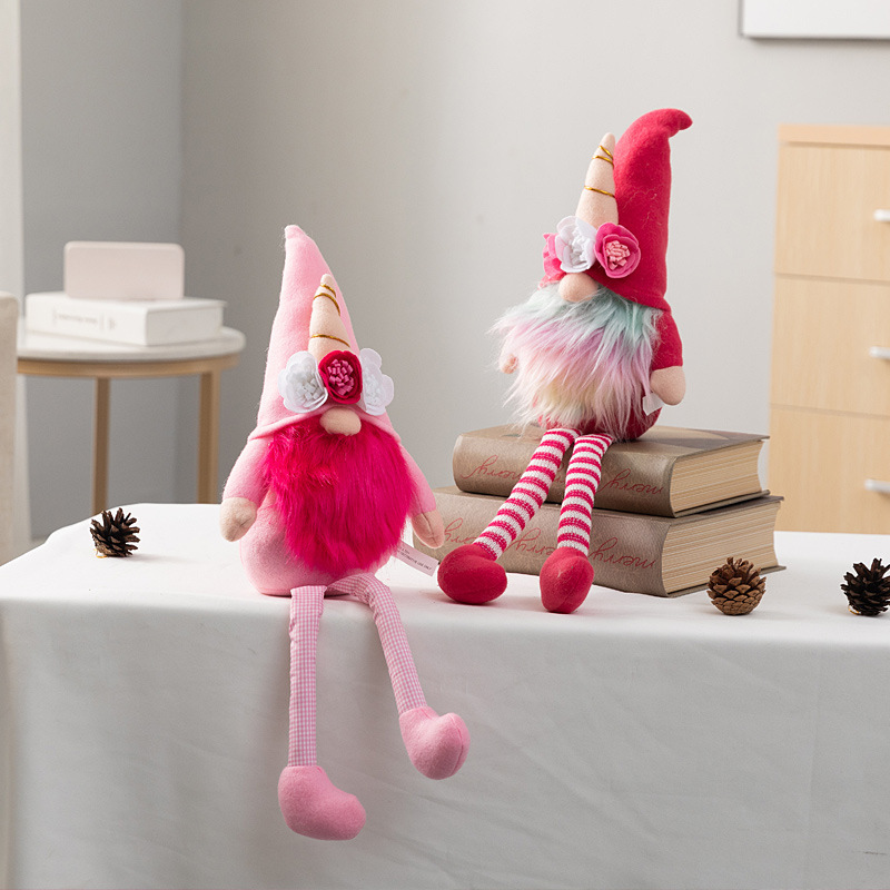 Plush Doll Rudolf Doll Window Decoration Nordic Doll Decorations Gift - Image 10