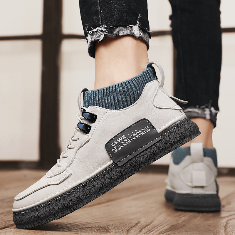 Men's Fashion Casual High-top Sports Safety Shoes - Image 3