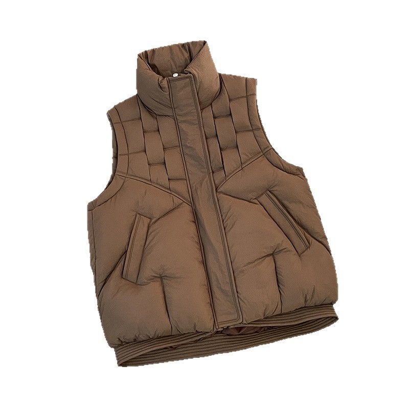 Loose Casual Stand Collar Waistcoat Fashion Vest - Image 5