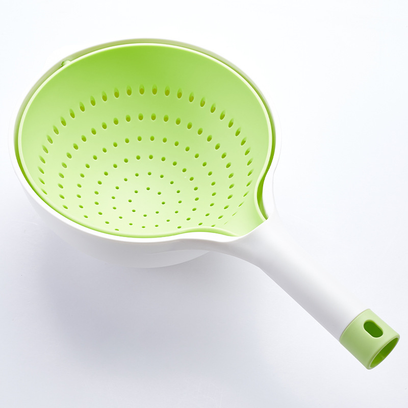 Multifunctional Drain Bowl Household Kitchen Dish Basin Drain Basket Plastic Creative Vegetable Fruits Food Colander Baskets - Image 6