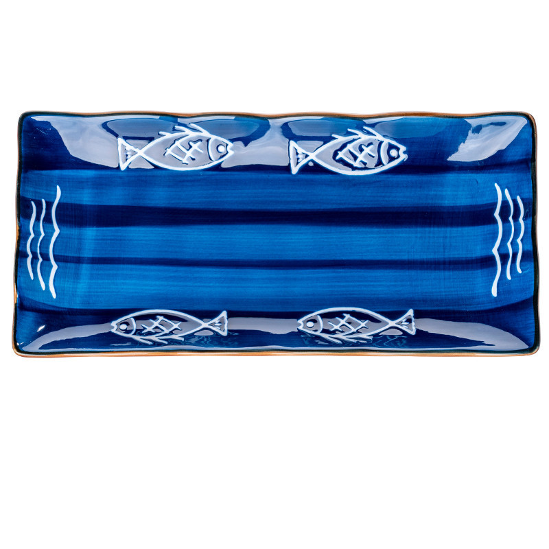 Japanese-style Dinner Plate, Household Ceramic Plate, Breakfast Plate, Tableware, Fish Plate, Sushi Plate — изображение 6