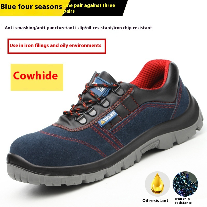 Breathable And Anti Smashing Steel Toe Work Shoes — изображение 5