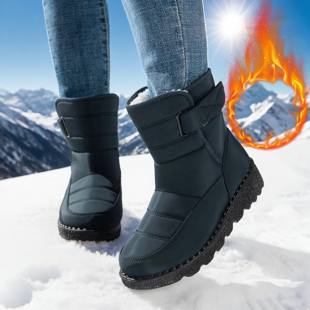 Snow Boots For Women Plus Size Plus Velvet Warm Cotton Boots - Image 6