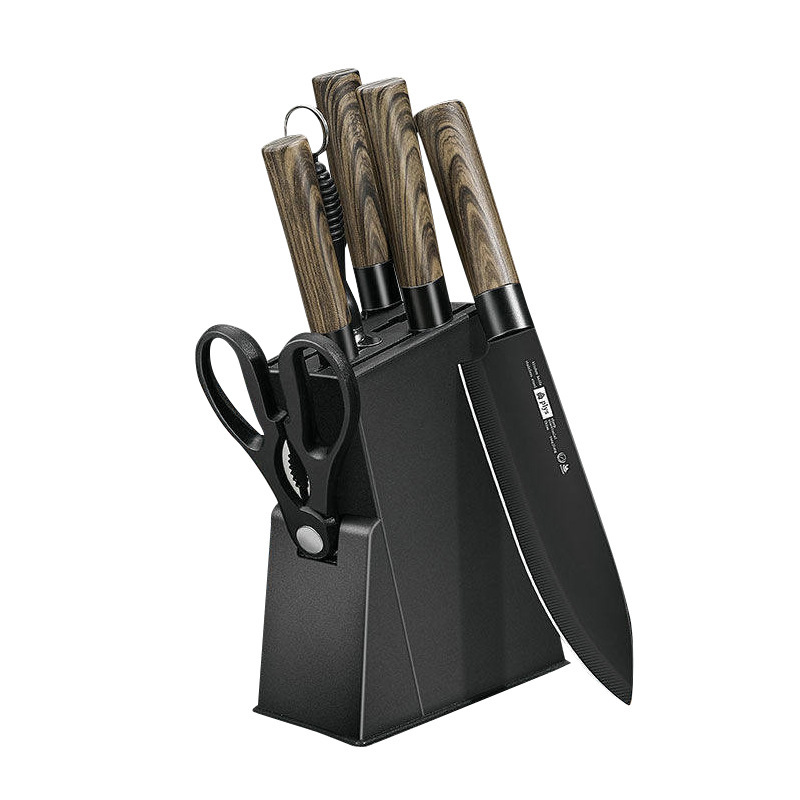Anti-rust Black Blade Knives Kitchen Suit Household – Bild 5