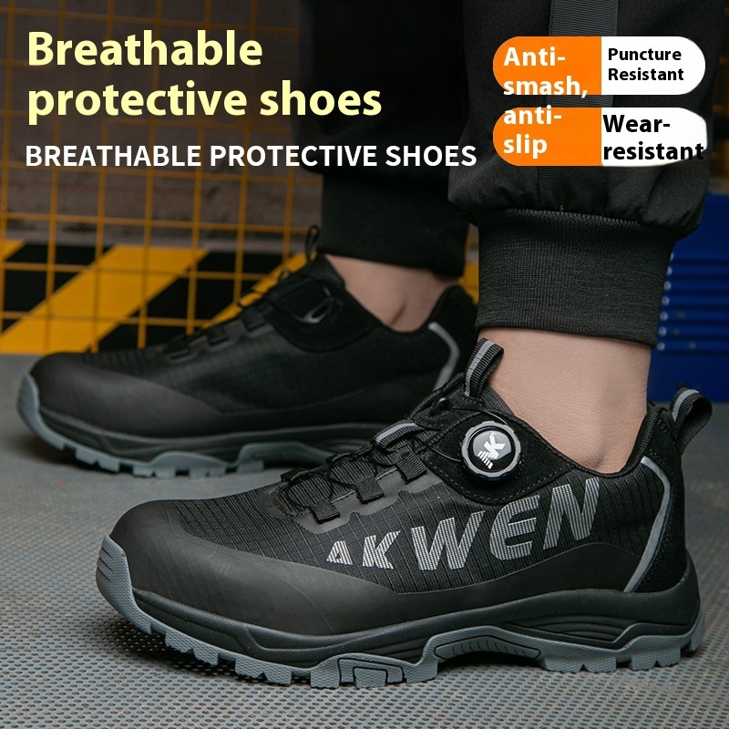 Men's Safety Shoes Anti-smashing And Anti-penetration Non-slip