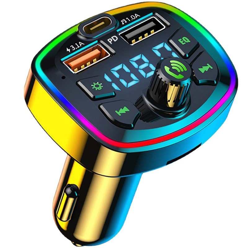 Q7 Automotive MP3 Player Bluetooth Hands-free FM Transmitter - Image 2