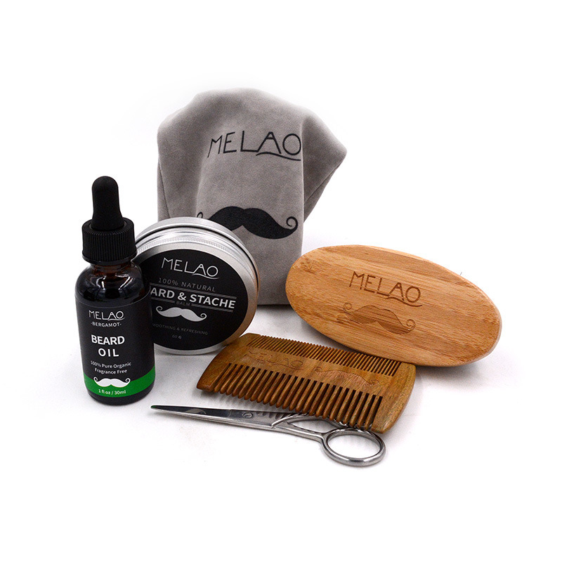 Men's beard care set of six - Image 6