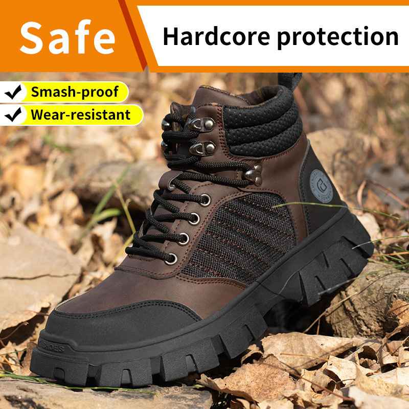 Men's Safety And Comfort Work Anti Smashing Safety Shoes — изображение 2