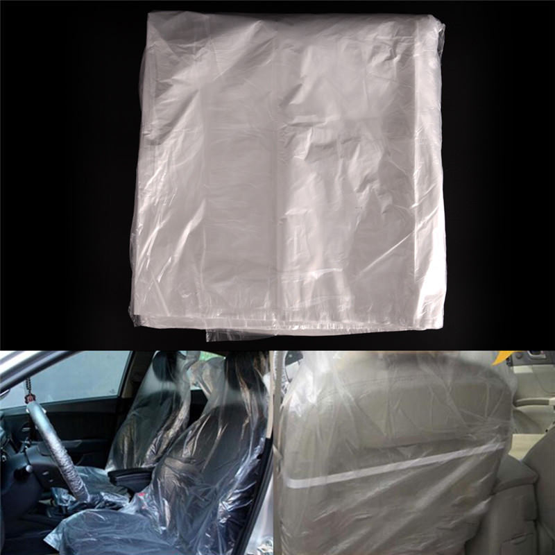 Automobile plastic dustproof disposable seat cover - Image 2