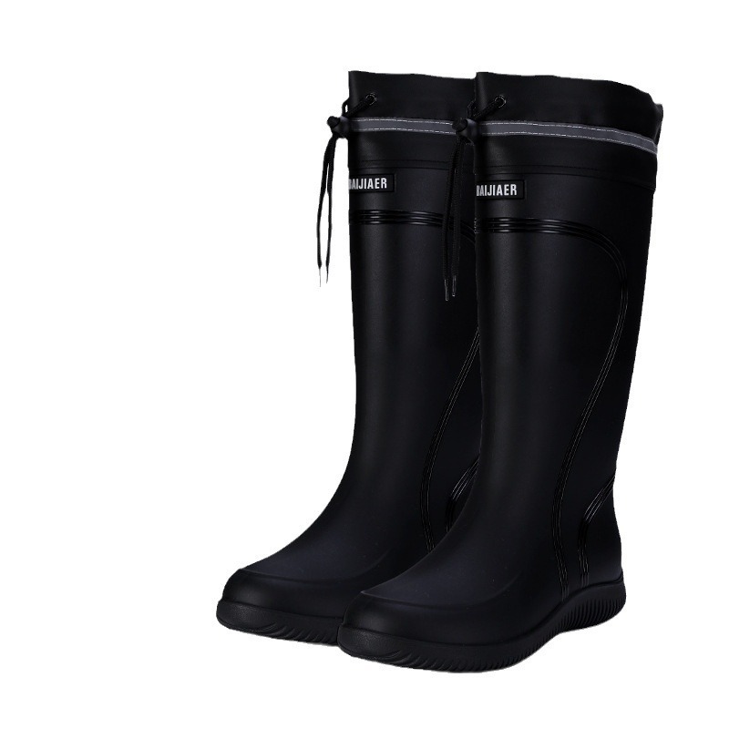 Fashion Outerwear High Non-slip Drawstring Rain Boots – Bild 5