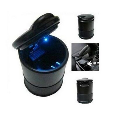 Covered ashtray for automobiles