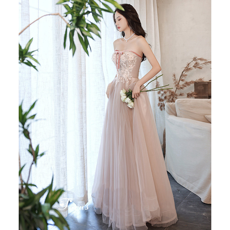 Elegant Tube Lace Sequined Ball Gown Pageantry Gown Prom gown — изображение 4