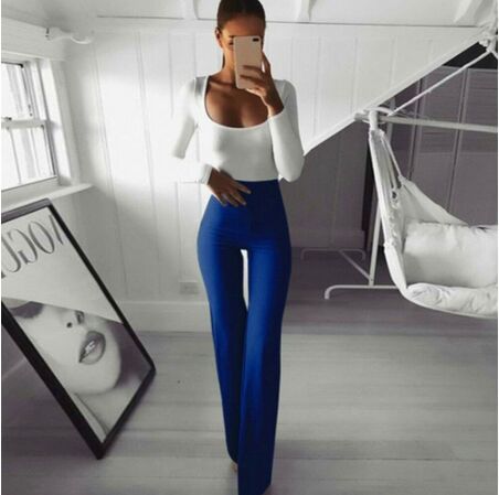 Slim big flared yoga pants wide-leg pants - Image 4