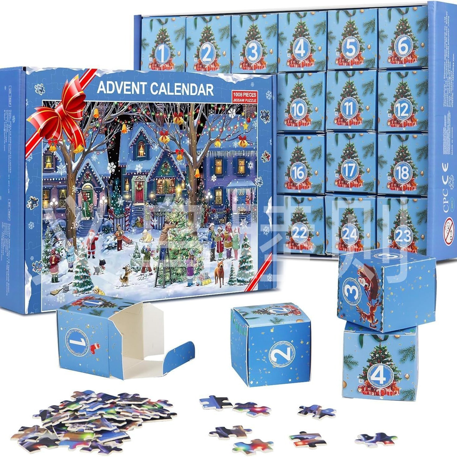 New 24 Boxes Christmas Advent Calendar Puzzle - Image 5