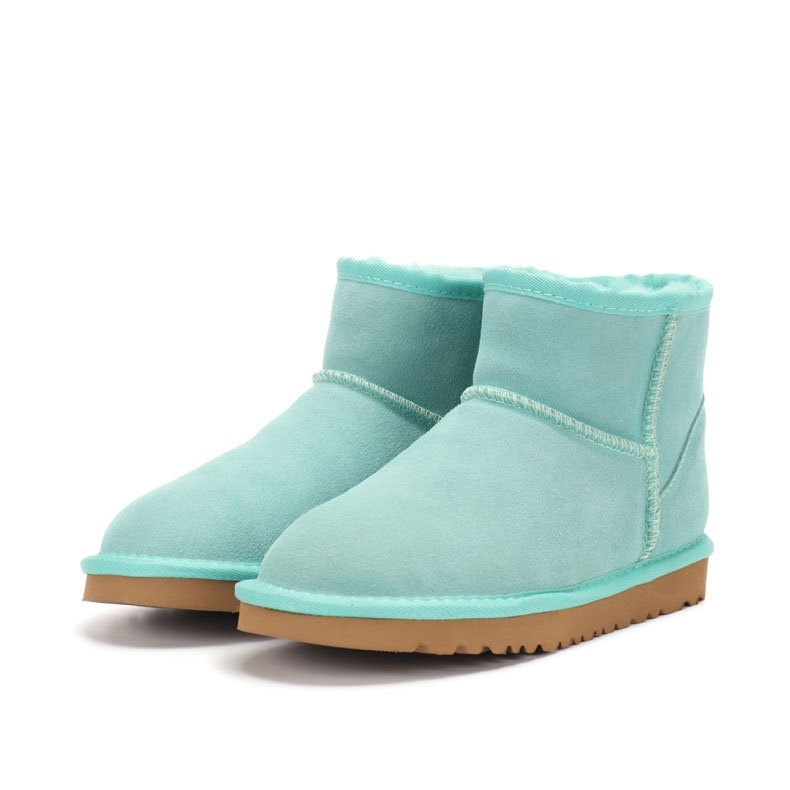 Low-cut Snow Boots Cowhide Rubber Fur Fashion Casual - Image 10