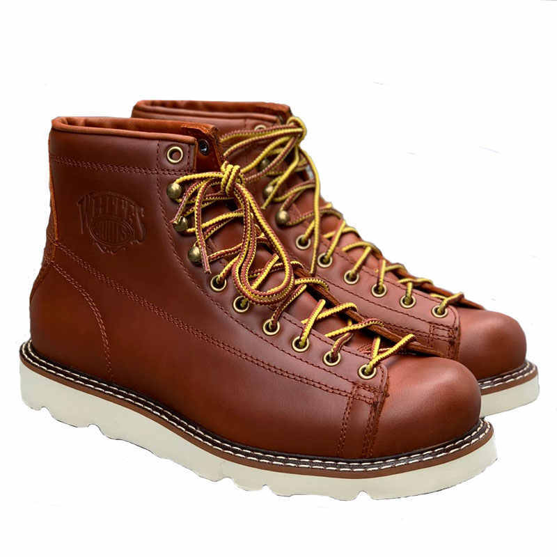 American Retro Short Face Worker Boots - Image 8