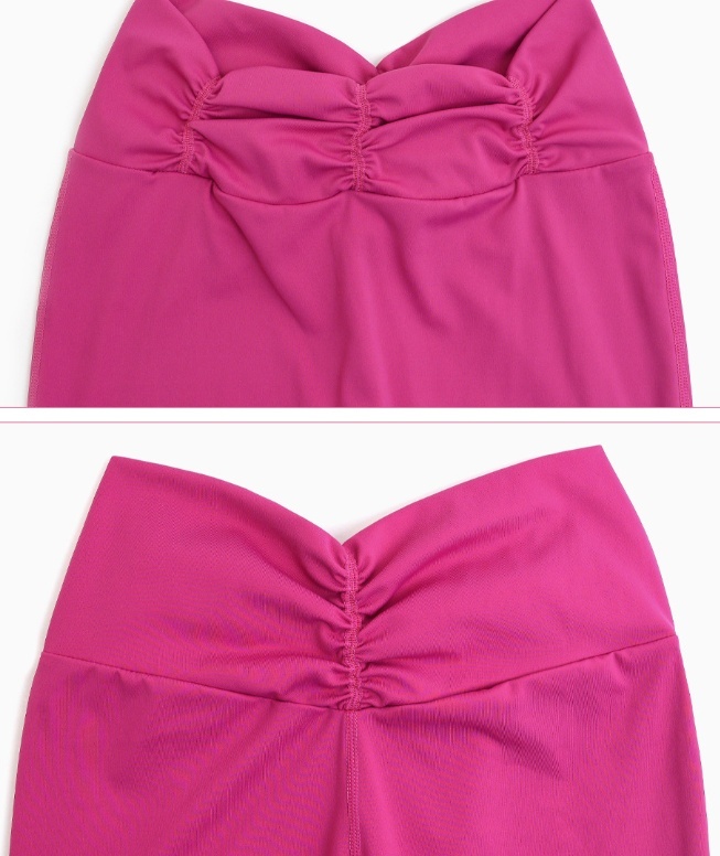 Pleated Yoga Ninth Pants Women's Sports — изображение 5