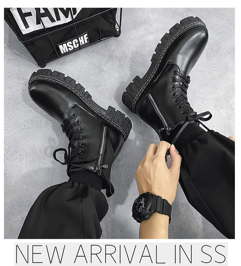 Martin Boots Men's British Style Side Zipper - Image 10