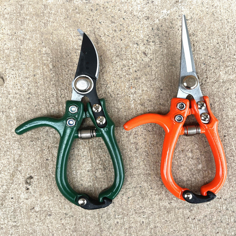 Multifunctional Garden Scissors Pruning Shears Manual With Safety Buckle Stainless Steel Spring Gardening Pruning Shear Branch Plant Cutter - Image 10