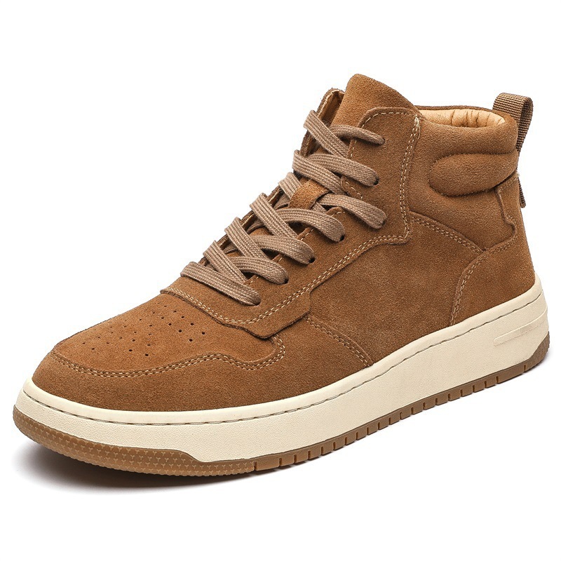 Men's Retro Workwear Mid-Top Martin Boots - Image 5