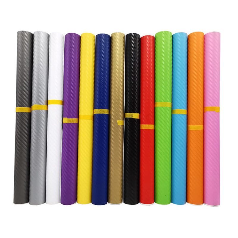 3D Stereo Carbon Fiber Stickers Car Body Interior And Exterior Decoration Change Decoration — изображение 3