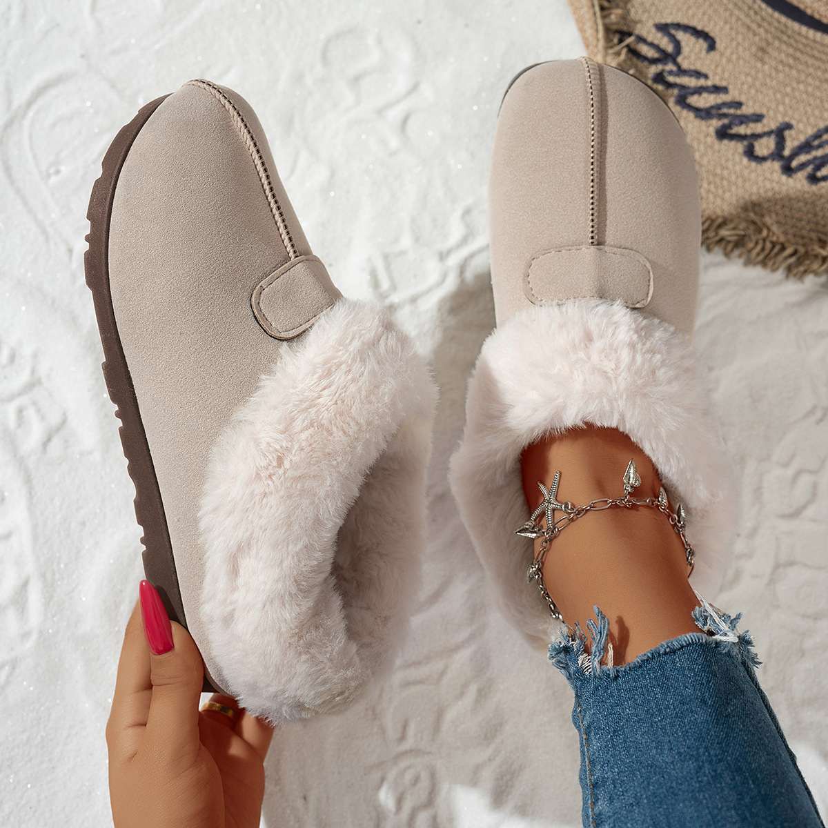 Women's Snow Boots Velvet Warm Cotton Shoes - Image 6