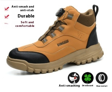 High Top Safety Shoes For Men All Seasons Anti-smash And Anti-puncture – Bild 9