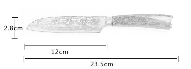 Carpenter's Special Set 6-piece Set 8-piece Set Knife Chef Knife Kitchen Knife Cooking — изображение 7