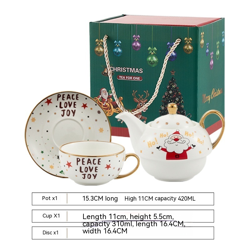 Ins Christmas Ceramic Cup Dish Kitchen Gadgets - Image 4