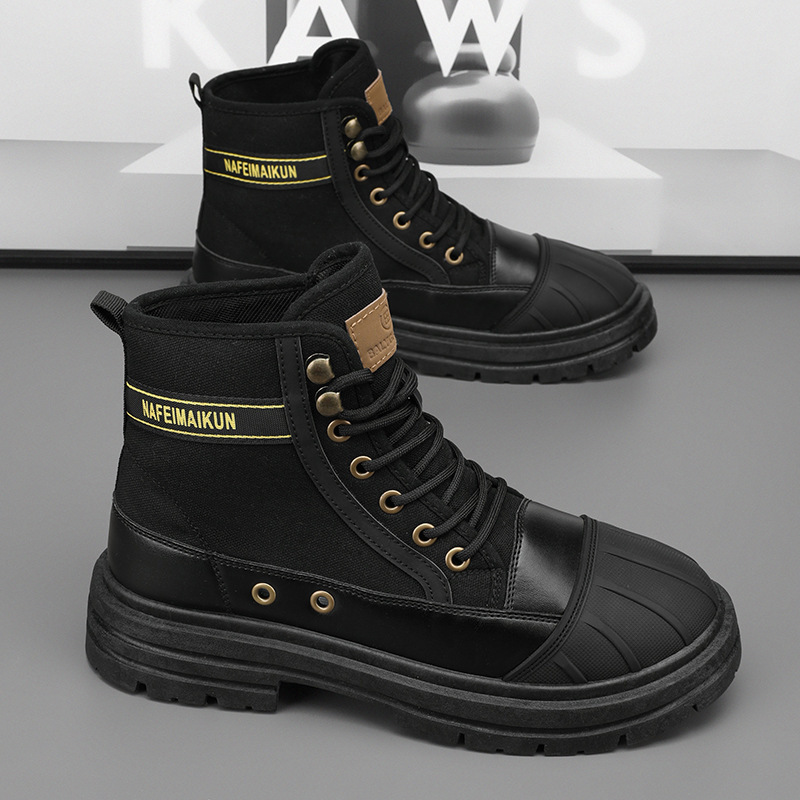 Men's New High-top Martin Boots British Style - Image 9