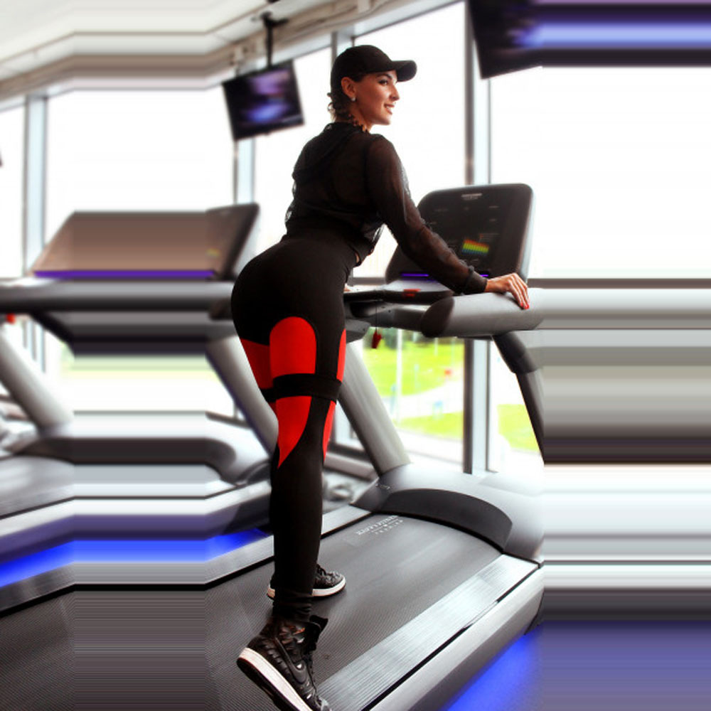 Women's yoga pants with mesh panel – Bild 4